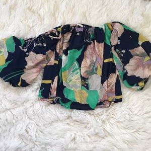 Entro brand boutique off shoulder blouse